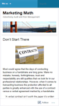Mobile Screenshot of marketingmath.aarmusa.com